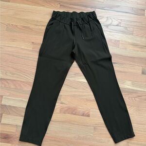 Black Drawstring Jogger Pants